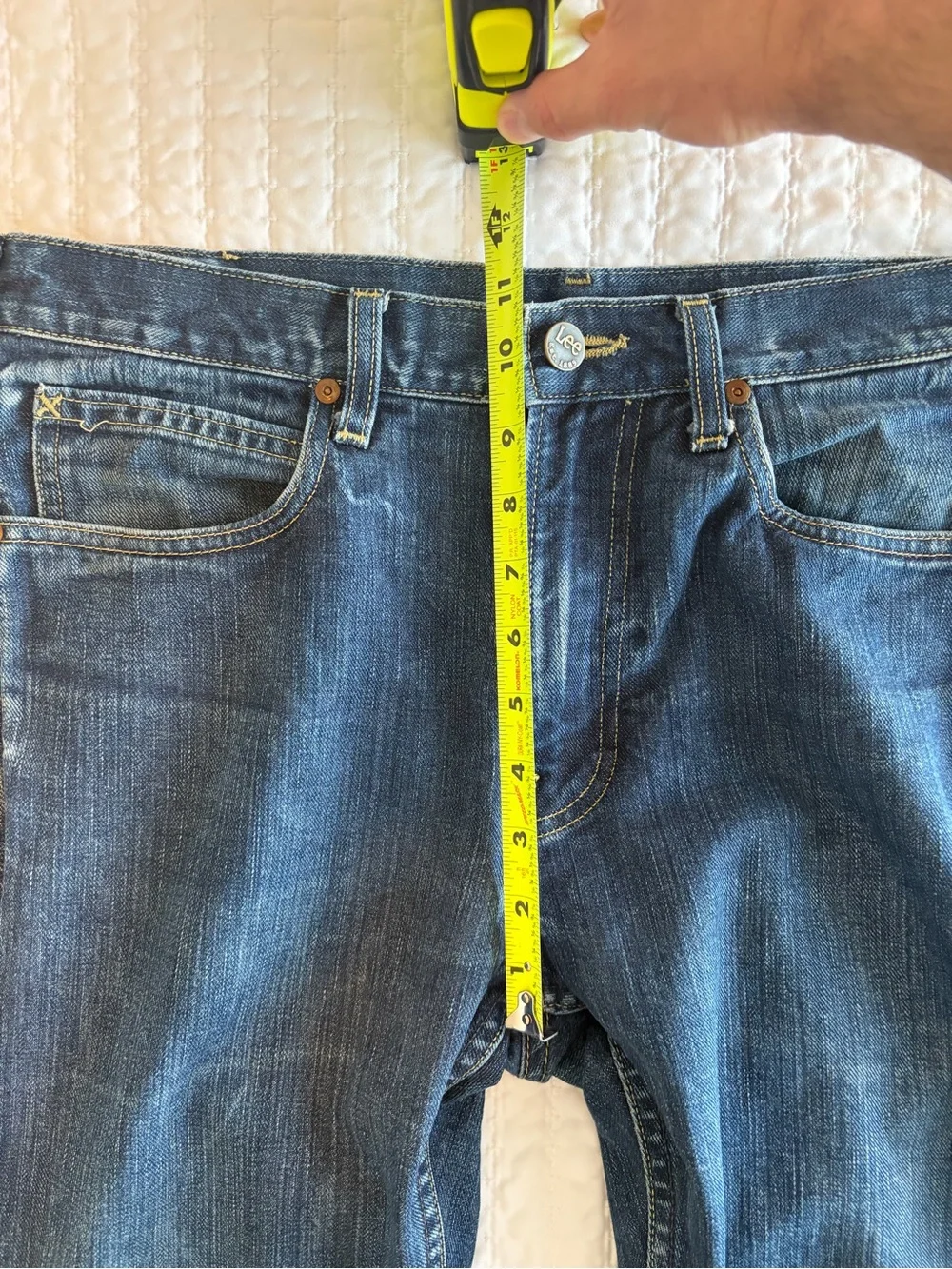 J.Crew X Lee Slim fit mid wash jeans men’s 32×32